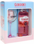 "Gordon's" Premium Pink, в подарочной упаковке + 1 бокал